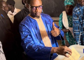 Pape Djibril Fall après son vote : « C’est une grande fête de la démocratie »