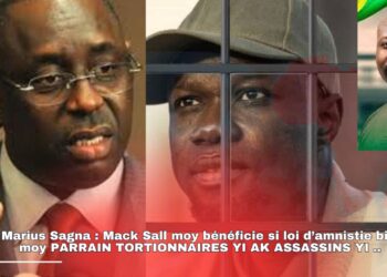 Guy Marius Sagna : Loi d’amnistie bi dou pour Sonko ak détenus yi. Na MACKY DEF ABANDON DE CHARGES..