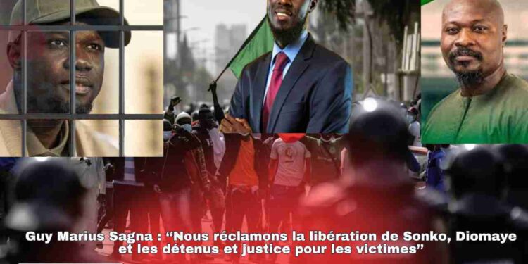 Guy Marius Sagna : ‘‘Nous réclamons la libération de Sonko, Diomaye et les détenus et justice pour..