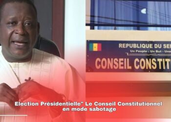 Election Présidentielle : « Le Conseil Constitutionnel en mode sabotage »