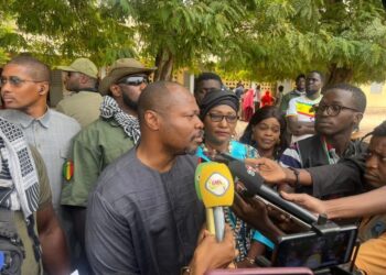Guy Marius Sagna après son vote : « Je suis confiant que nous allons remporter cette élection »