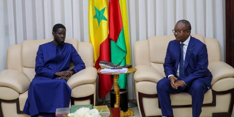 Le président Bassirou Diomaye Faye en visite en Guinée-Bissau, ce Mardi