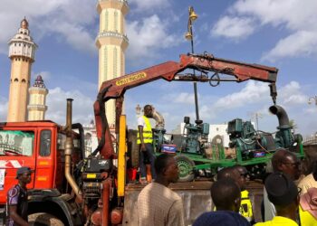 INONDATIONS A TOUBA : Le maire de Dakar, Barthelemy Dias au chevet des sinistrés