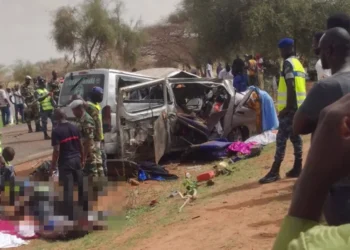 Louga : 1 mort et 25 blessés dans un accident à Makabra Guèye