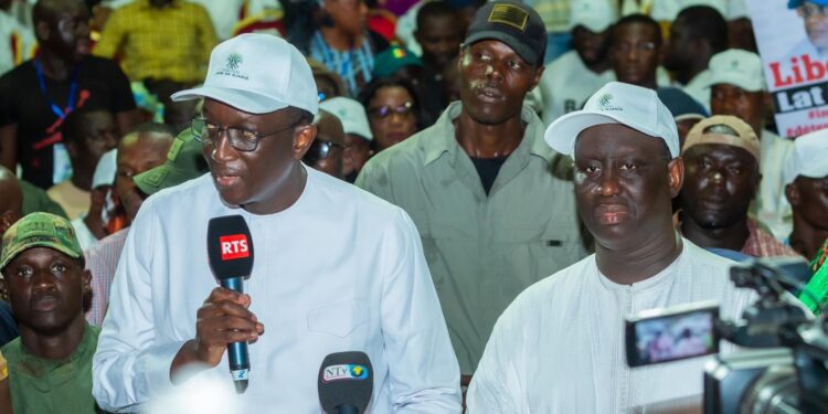 GUEDIAWAYE / JAMM AK NJARIN : Aliou Sall mobilise pour Amadou Ba