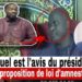 Quel est l’avis du président « proposition de loi d’amnistie
