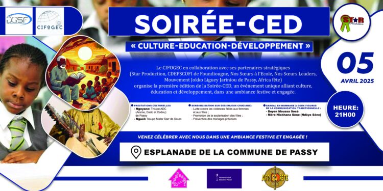 SYNERGIE ENTRE CULTURE, ÉDUCATION ET DÉVELOPPEMENT : Journée de sensibilisation ce samedi 5 Avril à Passy