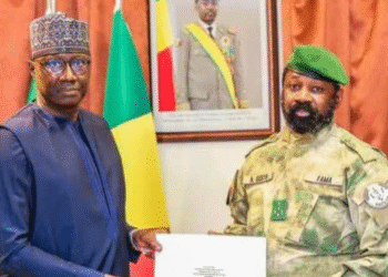 Mali : Le ministre des forces armées, Birame Diop reçu par le Président Assimi Goïta