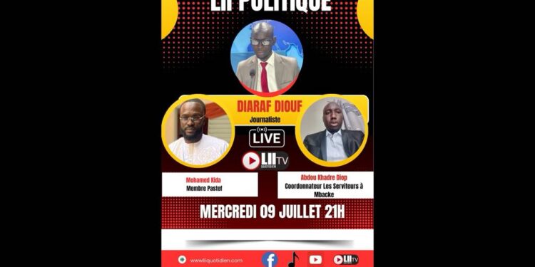 🔴 DIRECT: Lii Politique avec Diaraf DIOUF Invité Mohamed Kida Pastef et Abdou Khadre Diop
