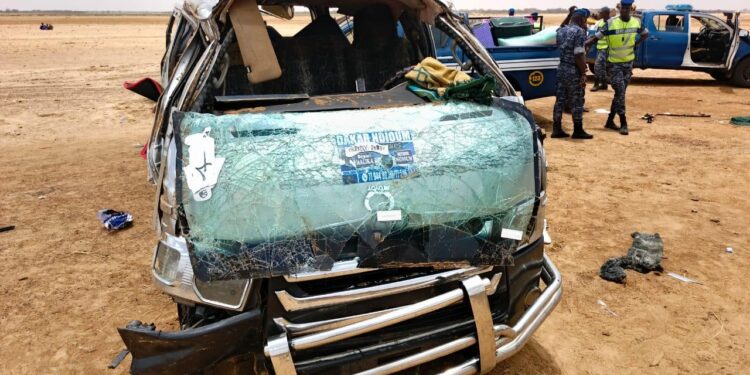 Urgent : Un mort et deux blessés graves dans un accident sur la route de Ross-Béthio :