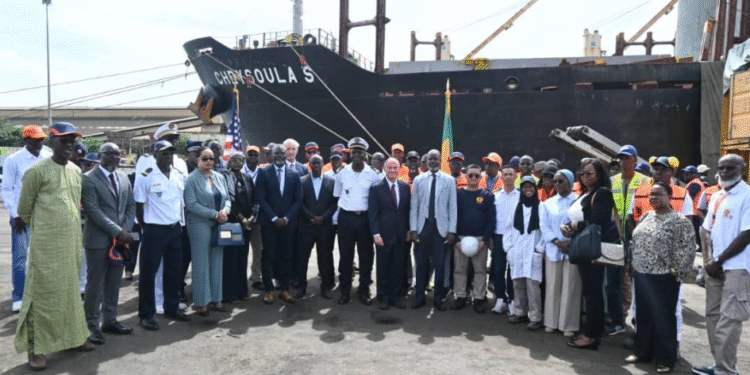 SÉCURITÉ ALIMENTAIRE : Les GMD réceptionnent un navire de 10 000 tonnes de blé en provenance des Etats-Unis