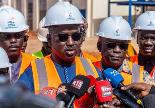 STATION D’EPURATION DE MBAO : Cheikh Tidiane Dièye dit être satisfait de l’évolution des travaux