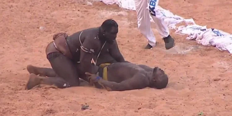 Lutte : Sa Thiès terrasse Modou Lo et devient Roi des arènes !