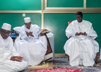 EN PRÉLUDE À LA CÉLÉBRATION DU CENTENAIRE D’ABDOULAYE WADE : Le PDS reçu par Serigne Mountakha