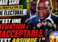 Oumar Sarr sur la modification du code électoral : C&rsquo;est une situation inacceptable, c&rsquo;est absurde😱