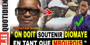 Meeting du Pr Diomaye au stade Caroline Faye : Babacar Dione lance un grand appel aux Mbourois