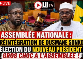 DIRECT/ Assemblée Nationale: Réintégration de Ousmane Sonko, élection du nouveau président