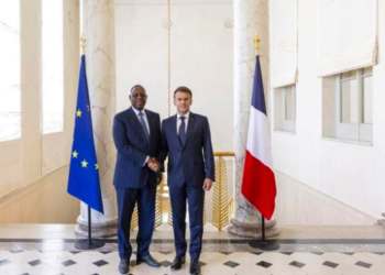Palais de l’Élysée : l&rsquo;ancien Pr Macky Sall, reçu par le président Macron