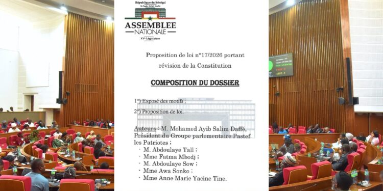 Assemblée Nationale : Découvrez les 6 mesures du projet de révision de la Constitution déposé par les députés PASTEF
