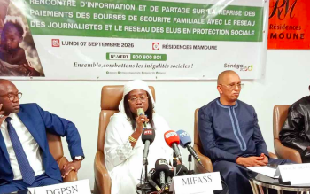 BOURSES DE SÉCURITÉ FAMILIALE : 1 million 649 ménages dans le nouveau fichier social