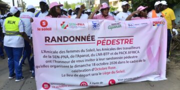 LUTTE CONTRE LE CANCER DU SEIN : Le Soleil, l&rsquo;ANAT, la PNA, le LNR-BTP et PAC AFRICA marchent d&rsquo;un même pas
