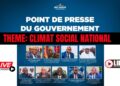 🔴 DIRECT/POINT FR PRESSE DU GOUVERNEMENT-THEME : CLIMAT SOCIAL NATIONAL