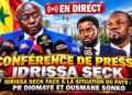 🔴Direct : IDRISSA SECK FACE À LA SITUATION DU PAYS: PR DIOMAYE ET OUSMANE SONKO